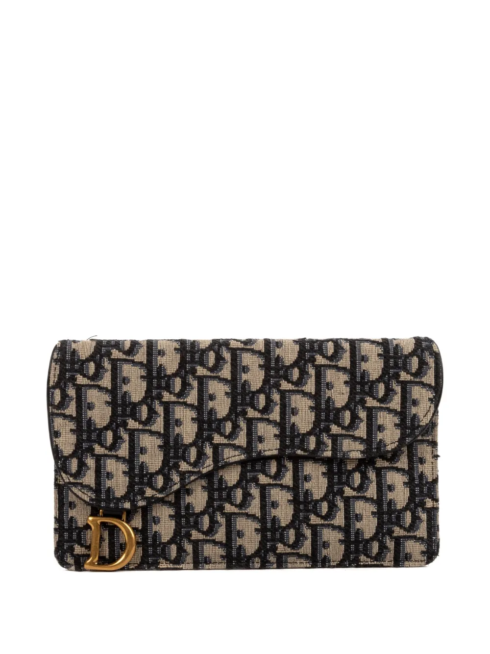 Christian Dior Pre-Owned Saddle clutch bag | Neutrals | Image 1