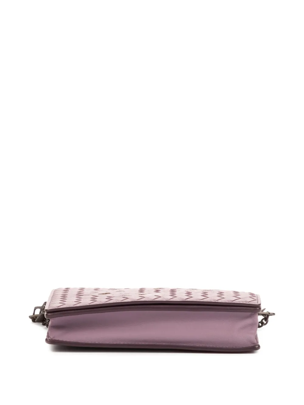 Bottega Veneta Pre-Owned 2000s Woven Butterfly Detail Chain Bag
