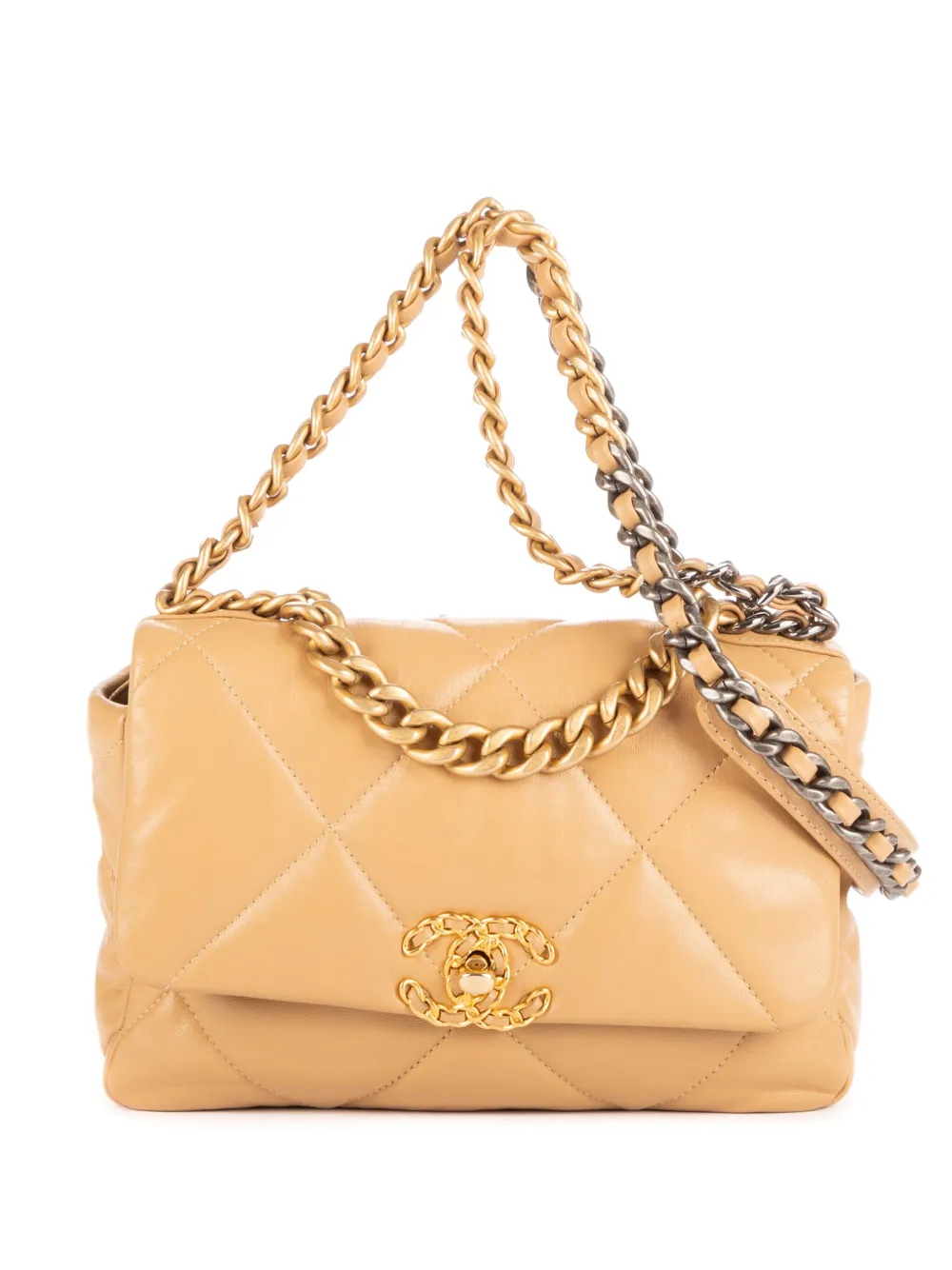 CHANEL Pre-Owned Borsa a spalla trapuntata 2020 - Toni neutri