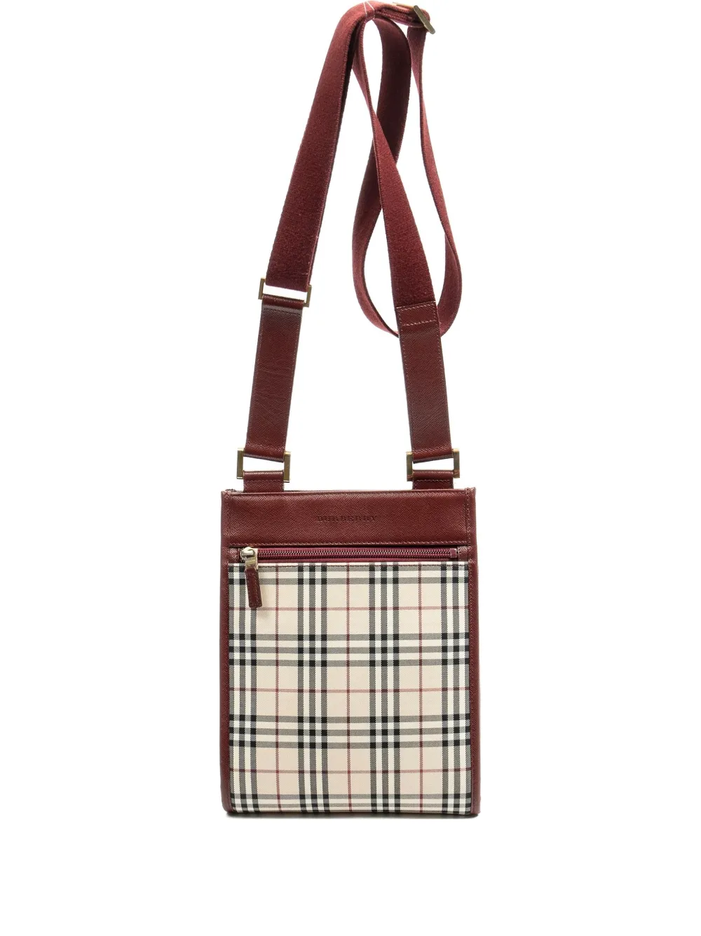 Burberry Pre-Owned Borsa a spalla a quadri anni 2000 - Toni neutri