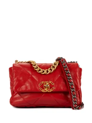 CHANEL Pre-Owned 2020 19 キルティング ショルダーバッグ ラージ