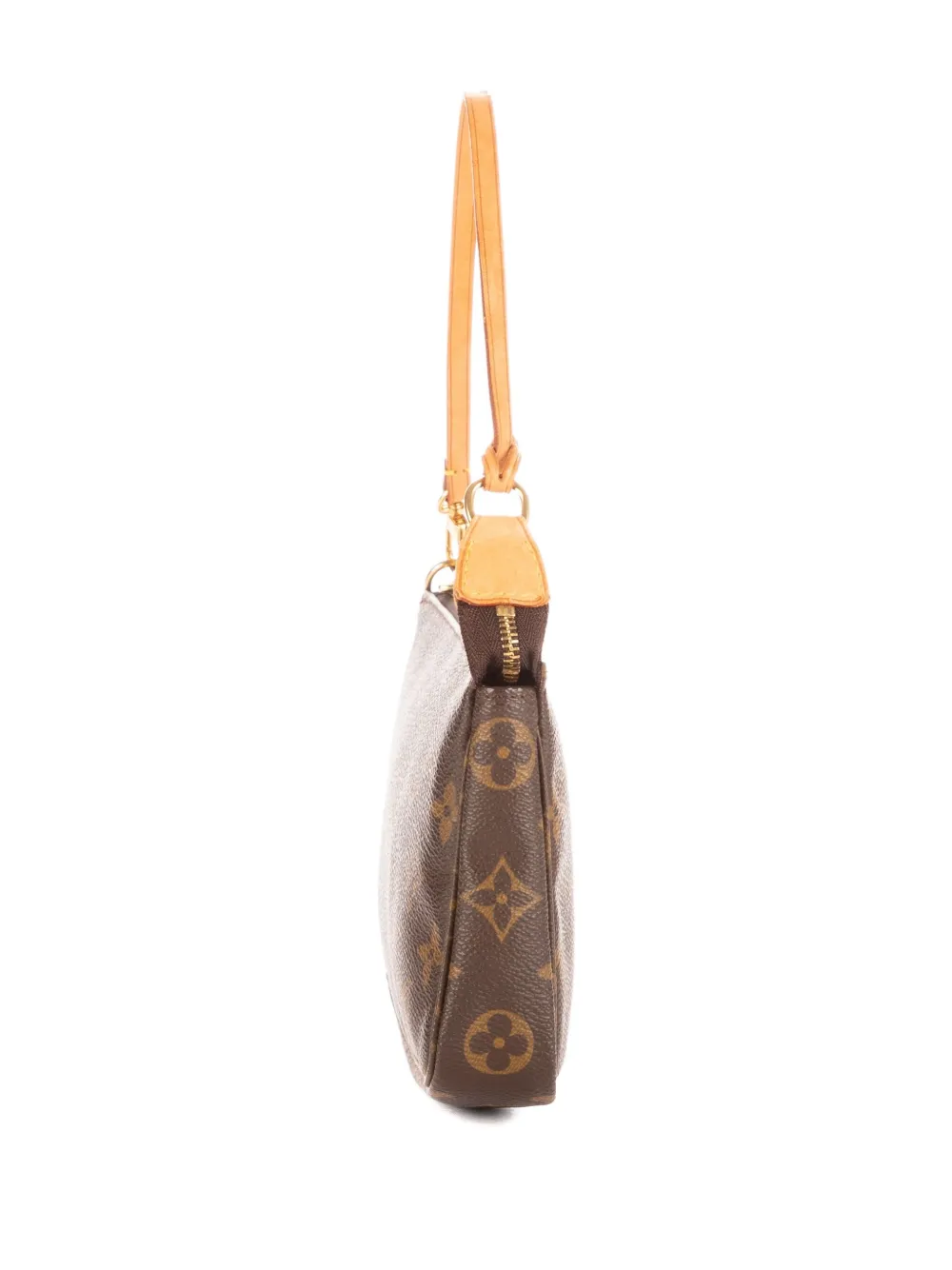 Louis Vuitton Pre-Owned 2000s canvas tas met monogram en rits Bruin