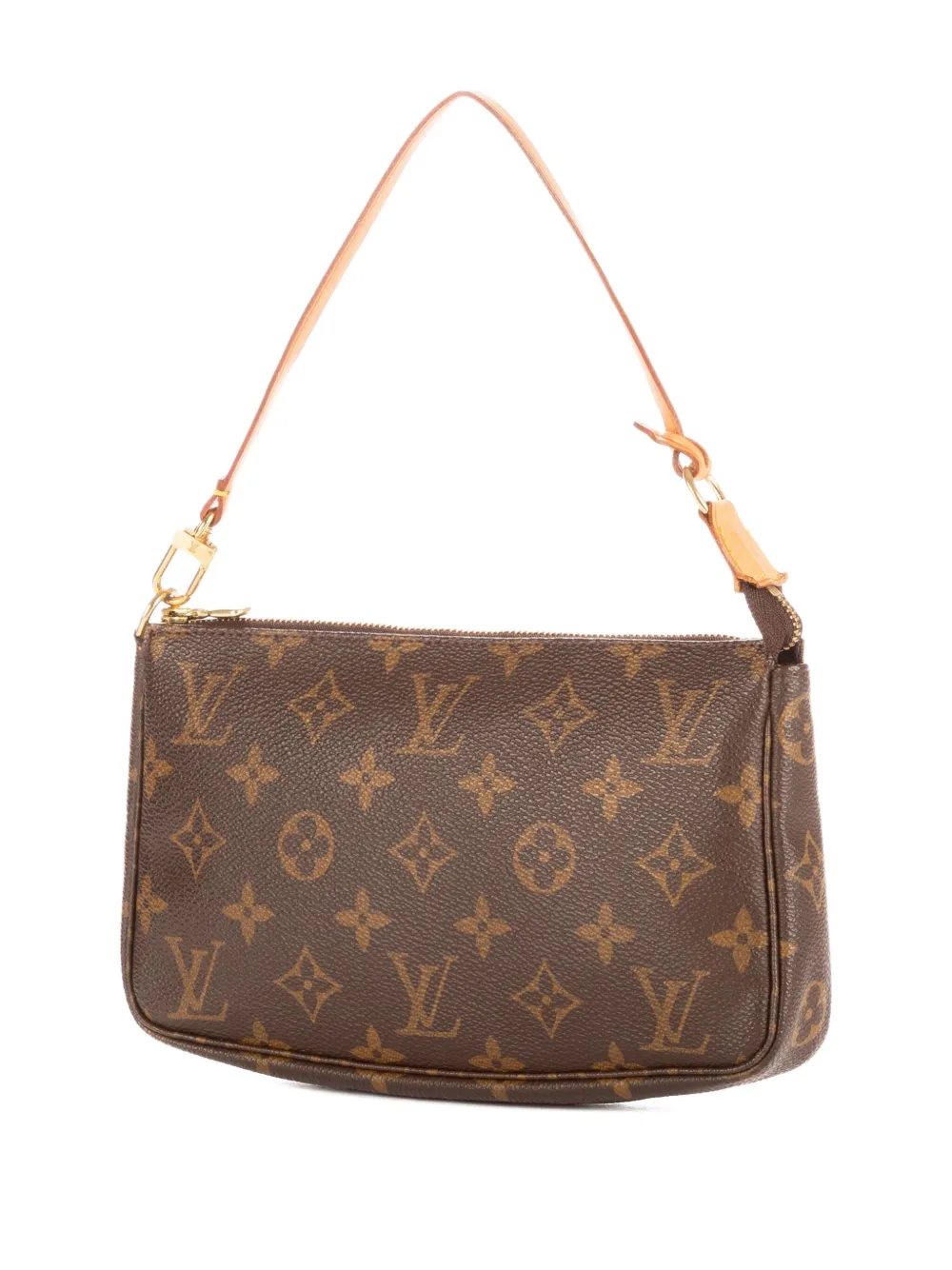 Louis Vuitton Pre-Owned 2000s canvas tas met monogram en rits Bruin