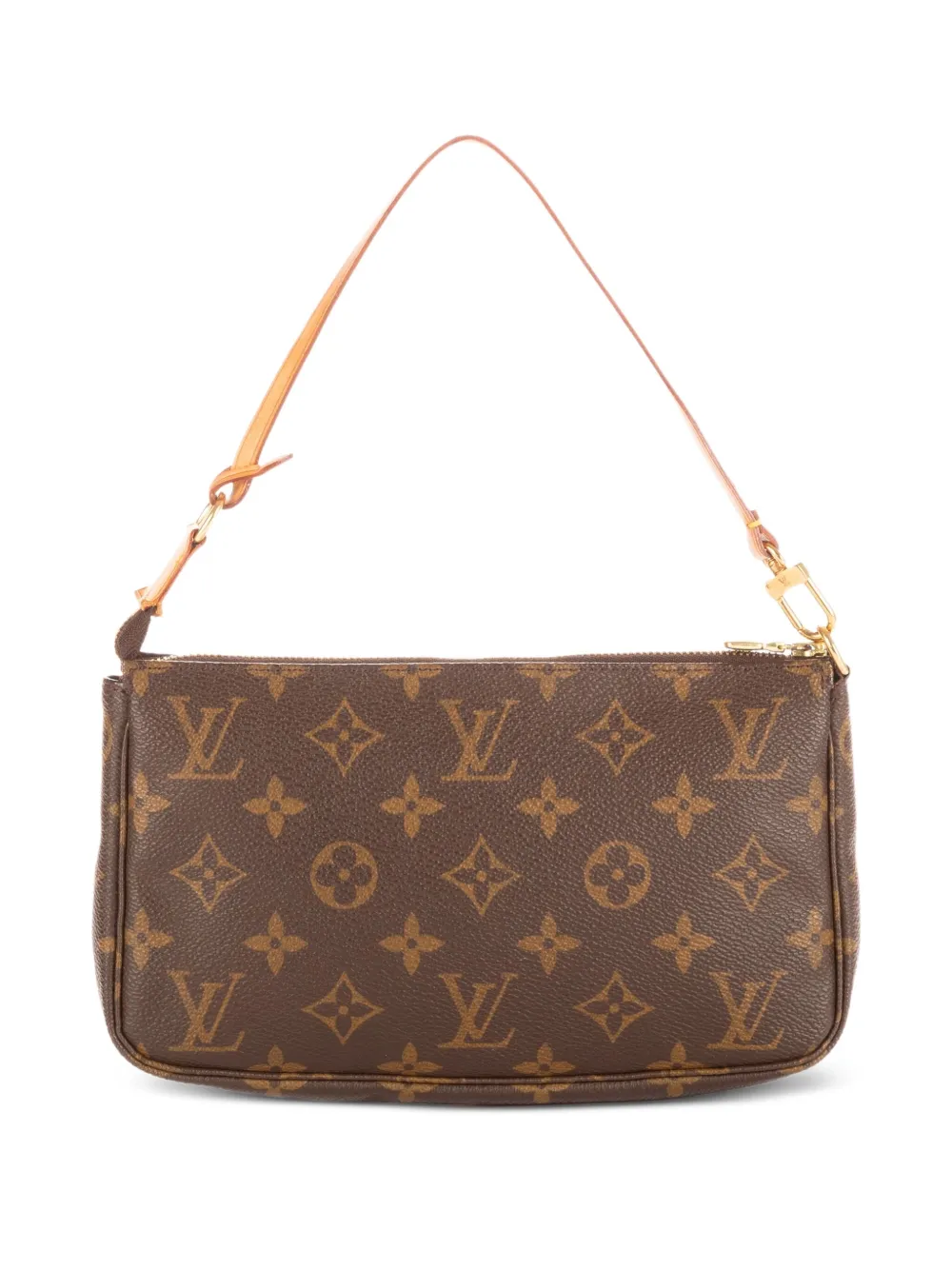 Louis Vuitton Pre-Owned 2000s canvas tas met monogram en rits - Bruin