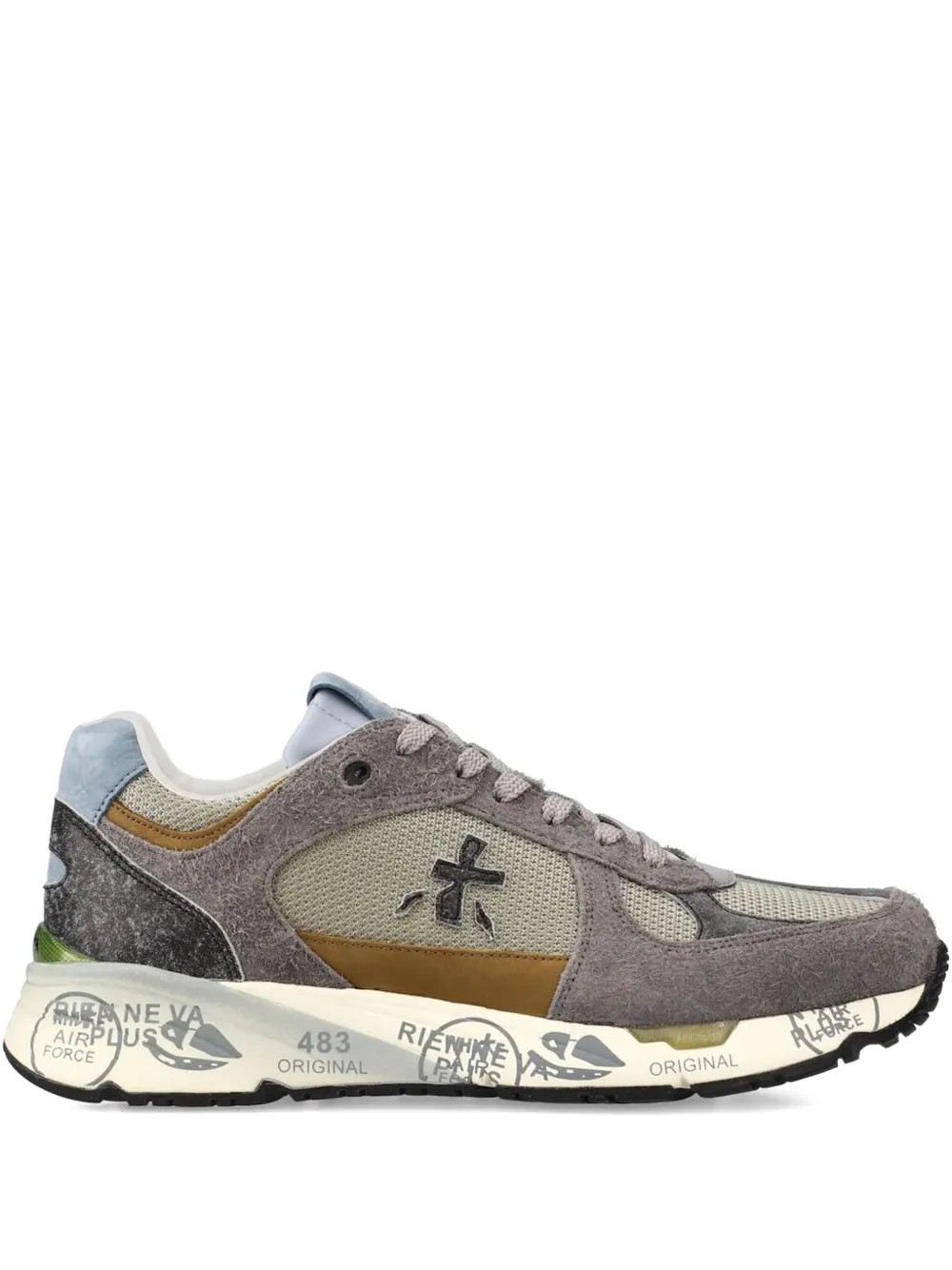 Premiata Mase 7868 paneled sneakers Grey