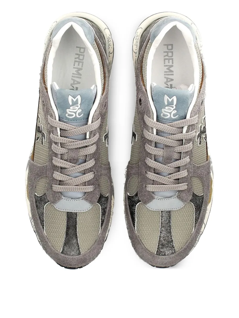 Premiata Mase 7868 paneled sneakers Grey