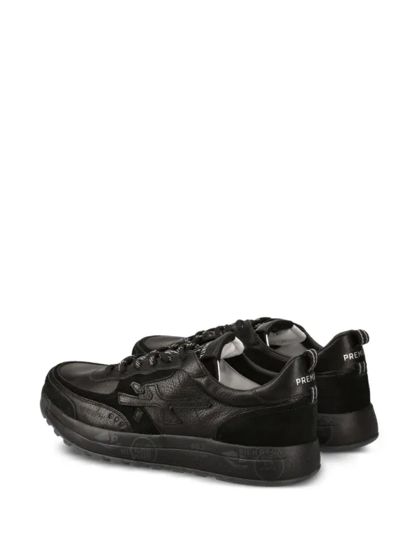 Premiata Black Suede Laced Sneakers - NWT Premiata Nous 7732 lace-up suede-detail Sneakers | Black  main image 3