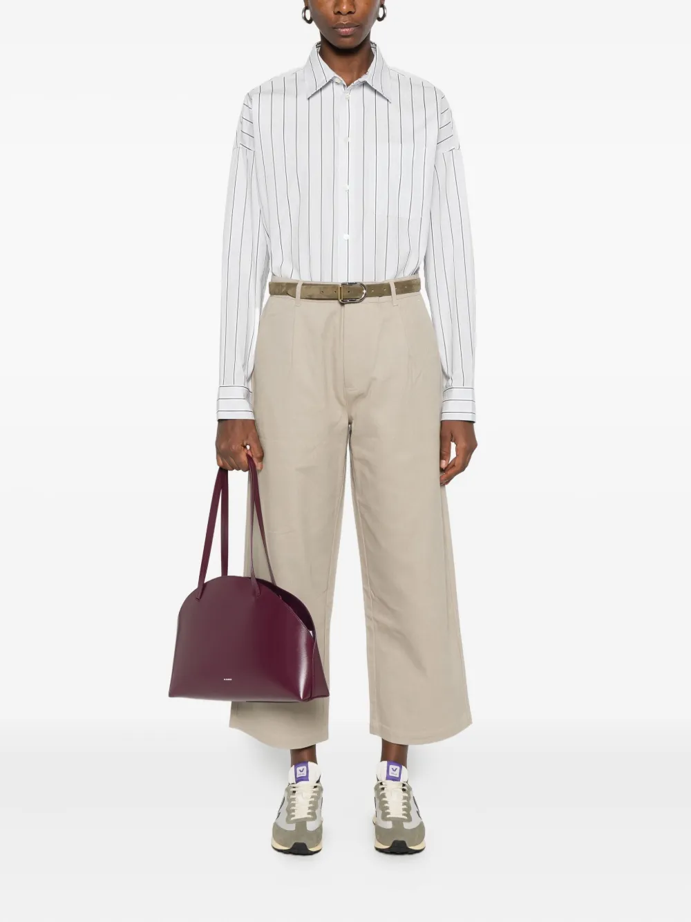 6397 Pleated-front Trousers In Neutral