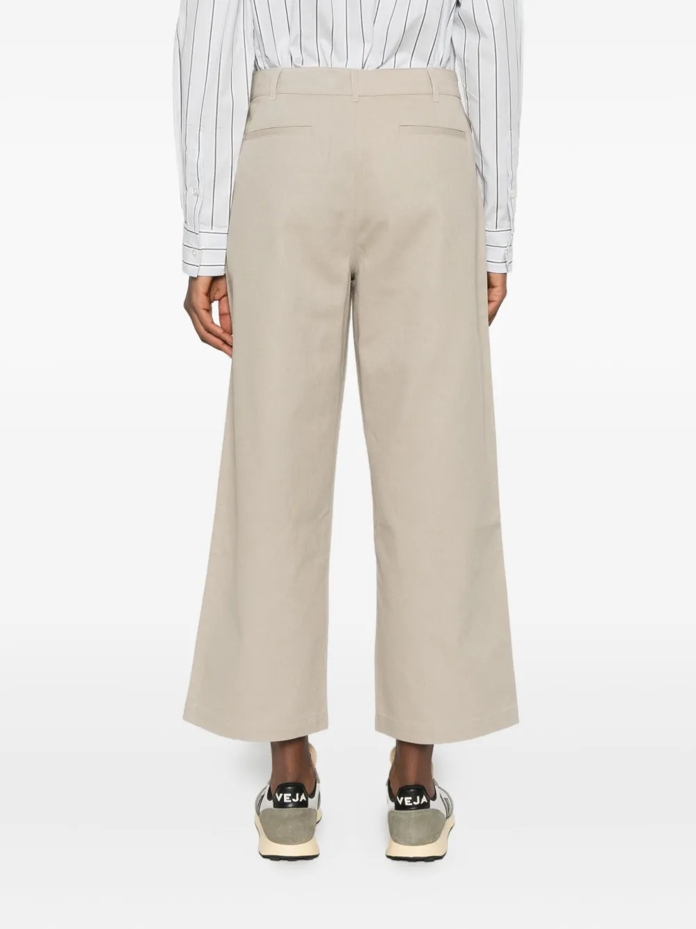 6397 Pleated-front Trousers In Neutral