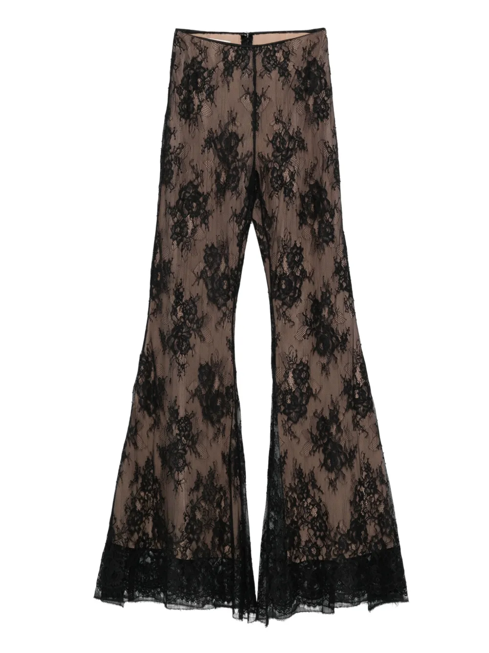 Gemy Maalouf floral-lace trousers | Black | Image 1