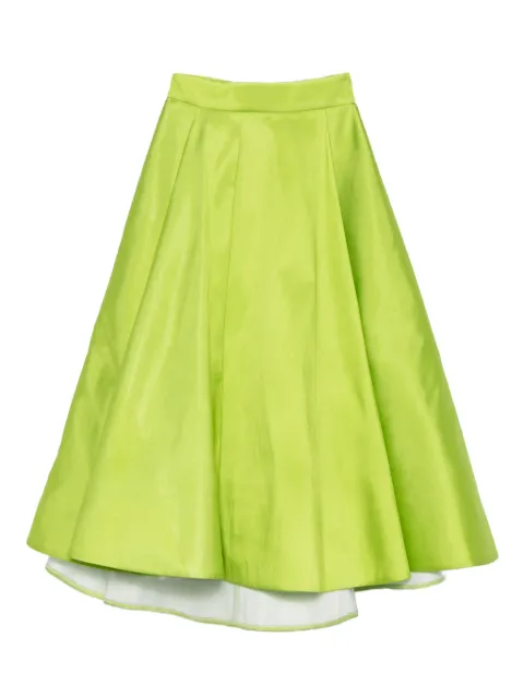 Gemy Maalouf jupe mi-longue à design plissé