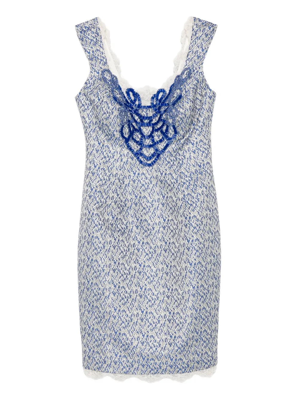 Gemy Maalouf lace-embellished mini dress | White | Image 1