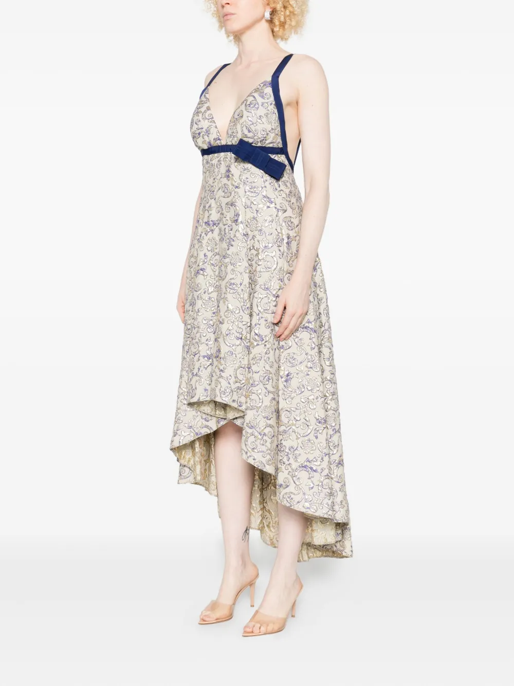 Gemy Maalouf Paisley-print Dress In Multi