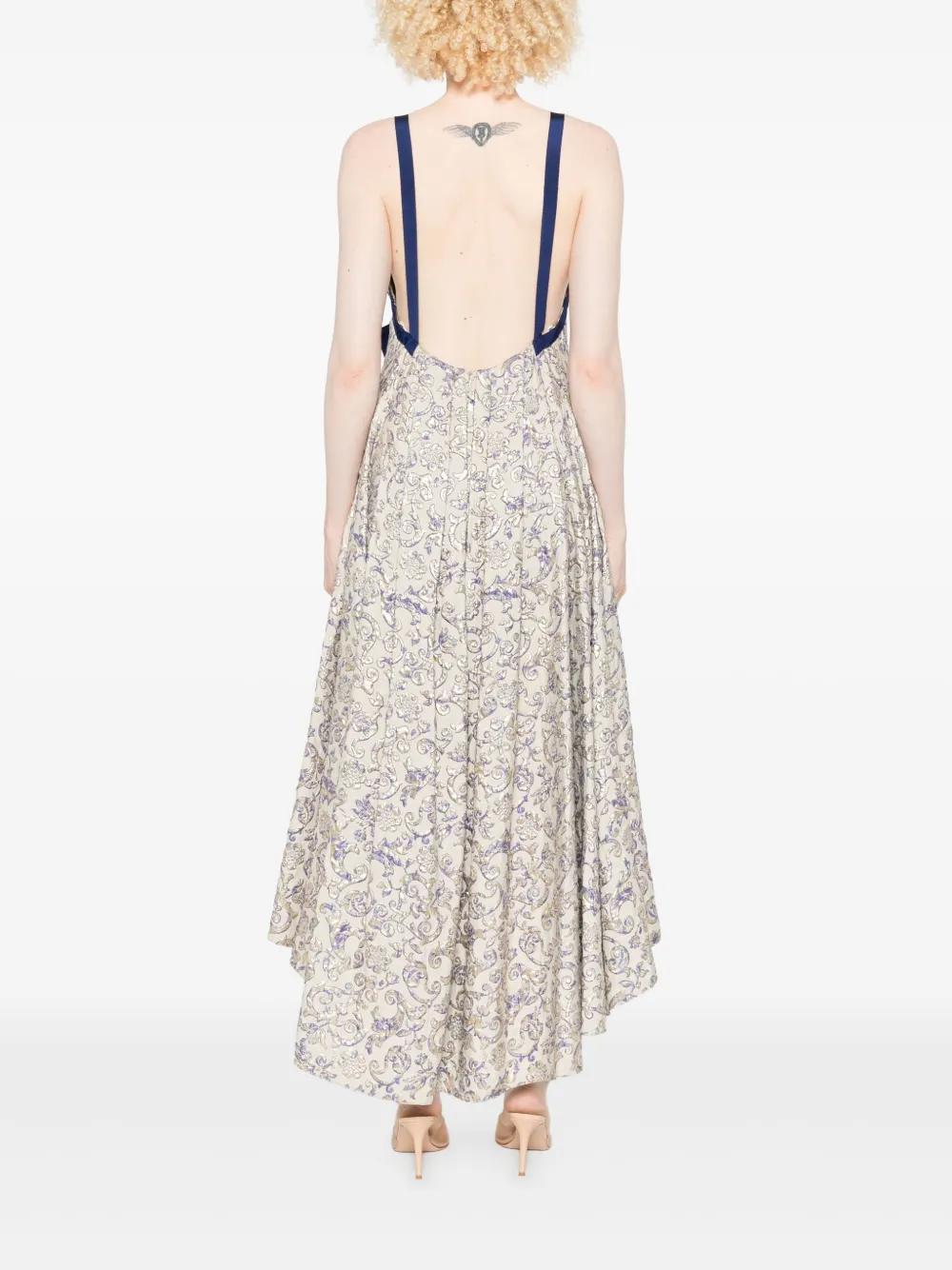 Gemy Maalouf Paisley-print Dress In Multi