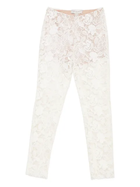 Gemy Maalouf floral lace trousers
