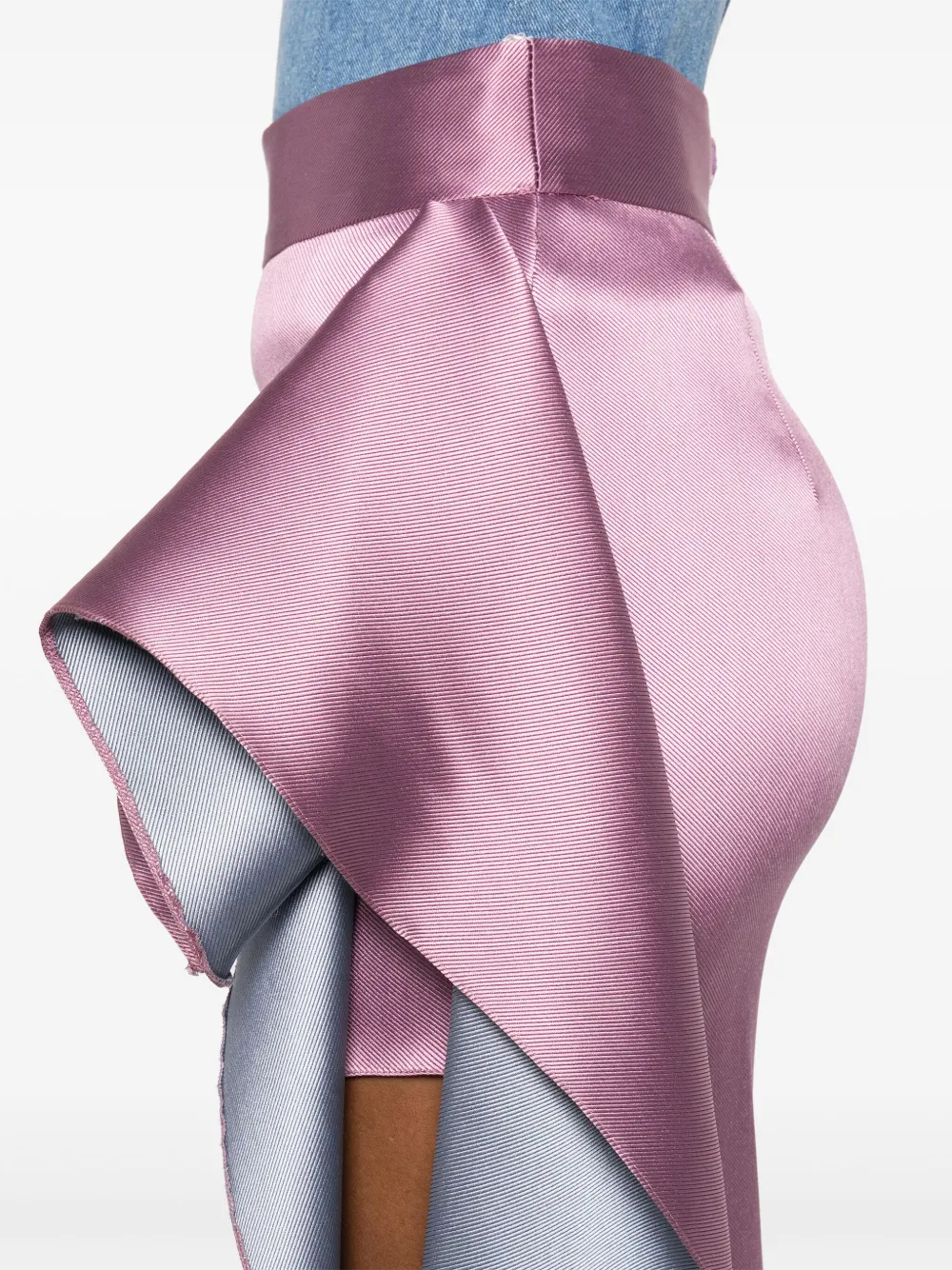 Gemy Maalouf Rok met ruches Roze