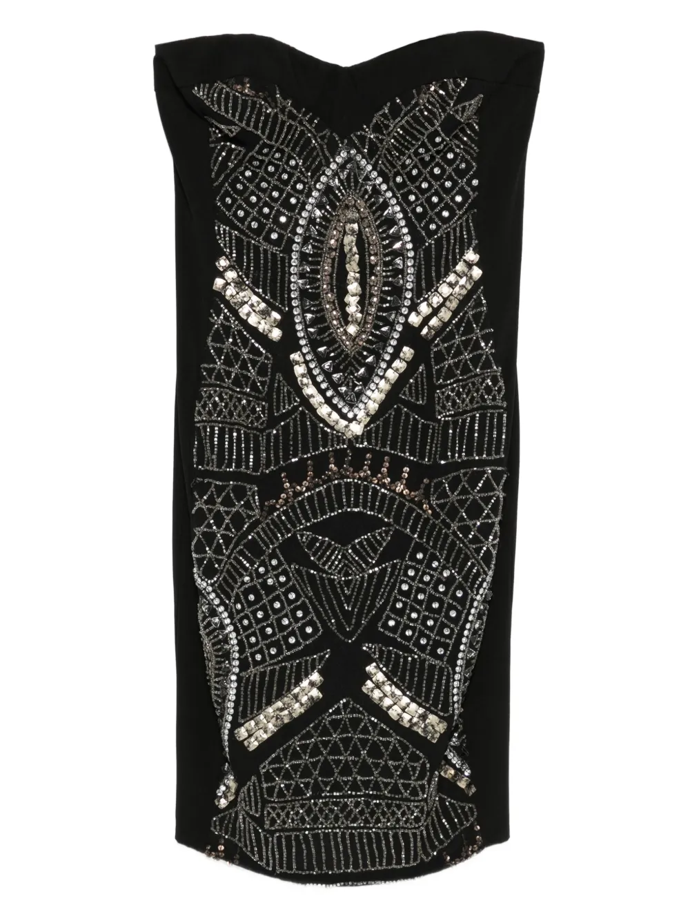 Gemy Maalouf embellished strapless mini dress | Black | Image 1