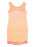 Gemy Maalouf sequin-embellished fringed dress - Orange