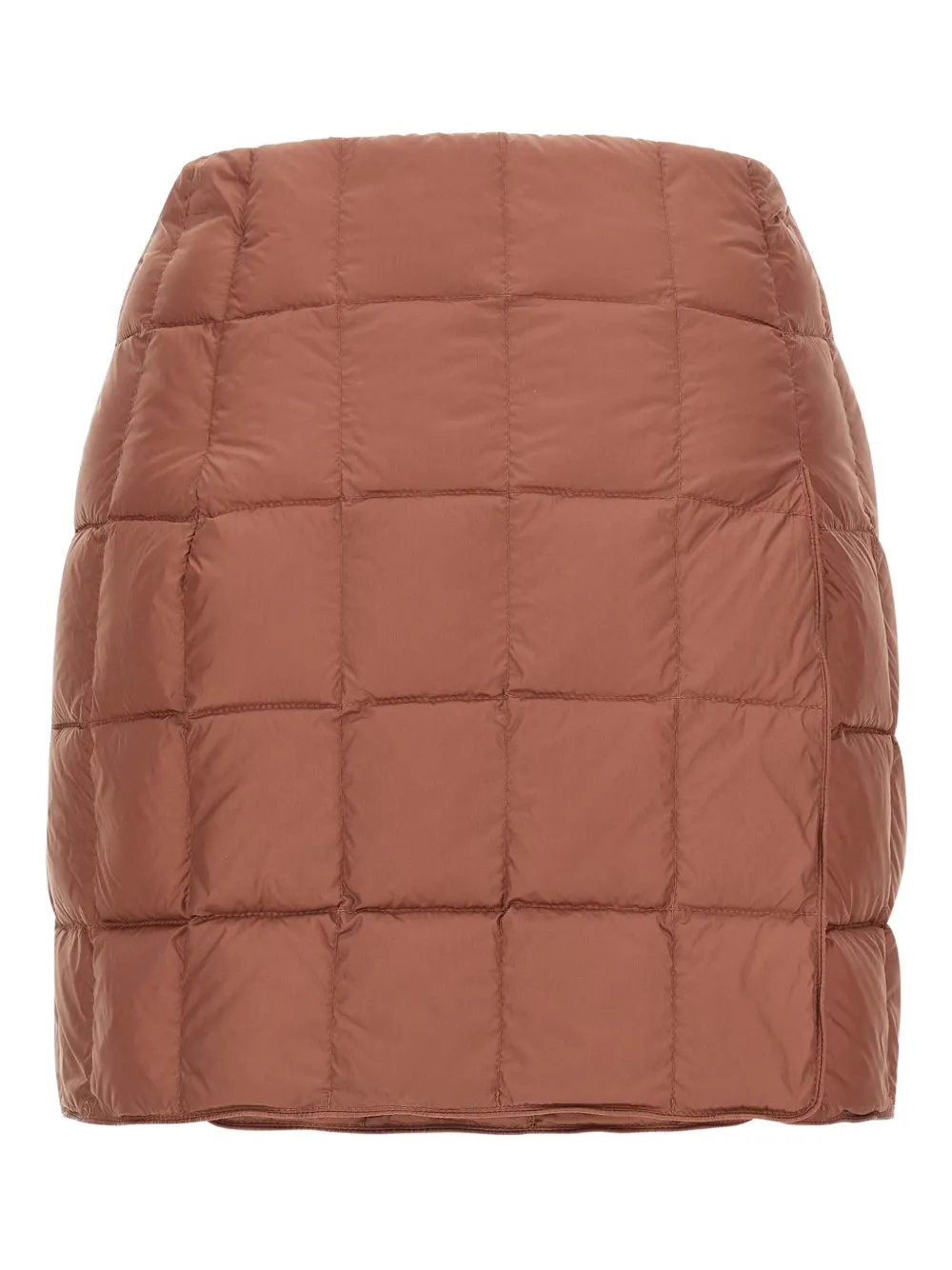 Ienki Ienki Platha Quilted-padded Mini Skirt In Brown