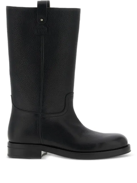 Church's hammered leather round-toe boots