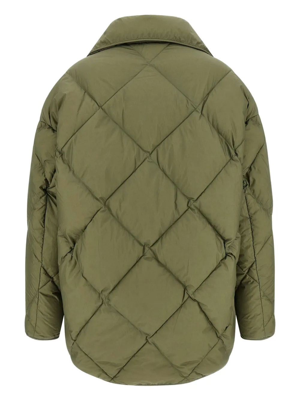 Ienki Ienki quilted high-neck jacket - Groen