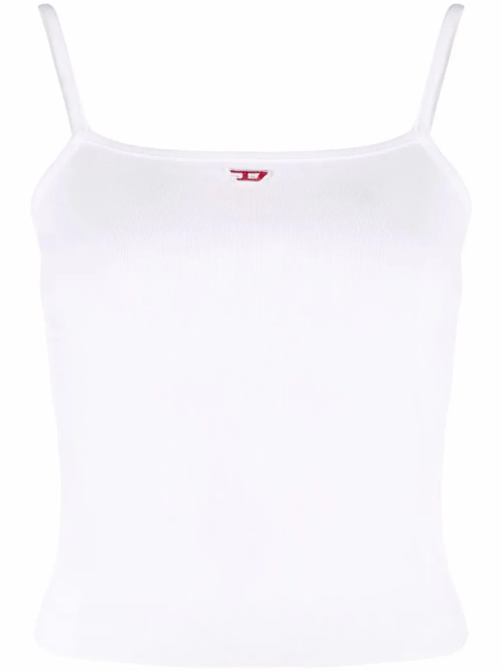 Diesel T-Hop-D tanktop met logo-applicatie Wit