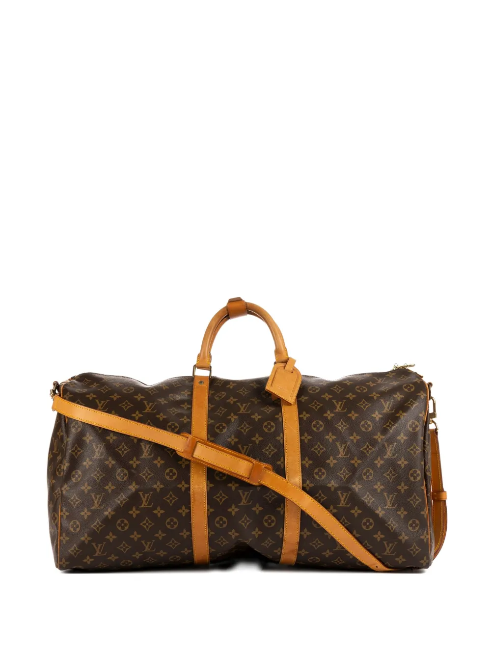 Louis Vuitton Pre-Owned Borsa da viaggio Keepall Bandoulière 60 - Marrone
