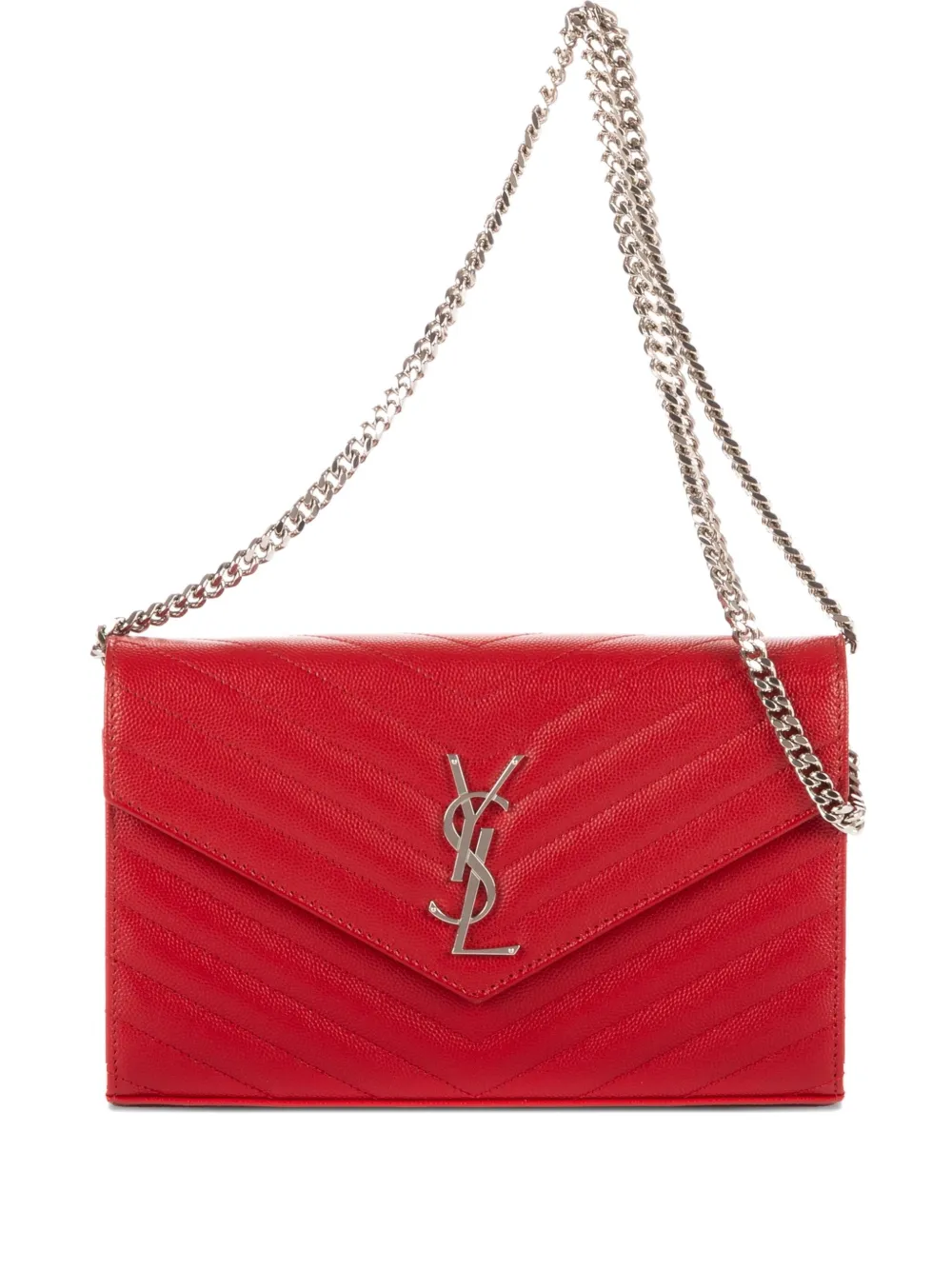Saint Laurent Pre-Owned Borsa a spalla trapuntata - Rosso