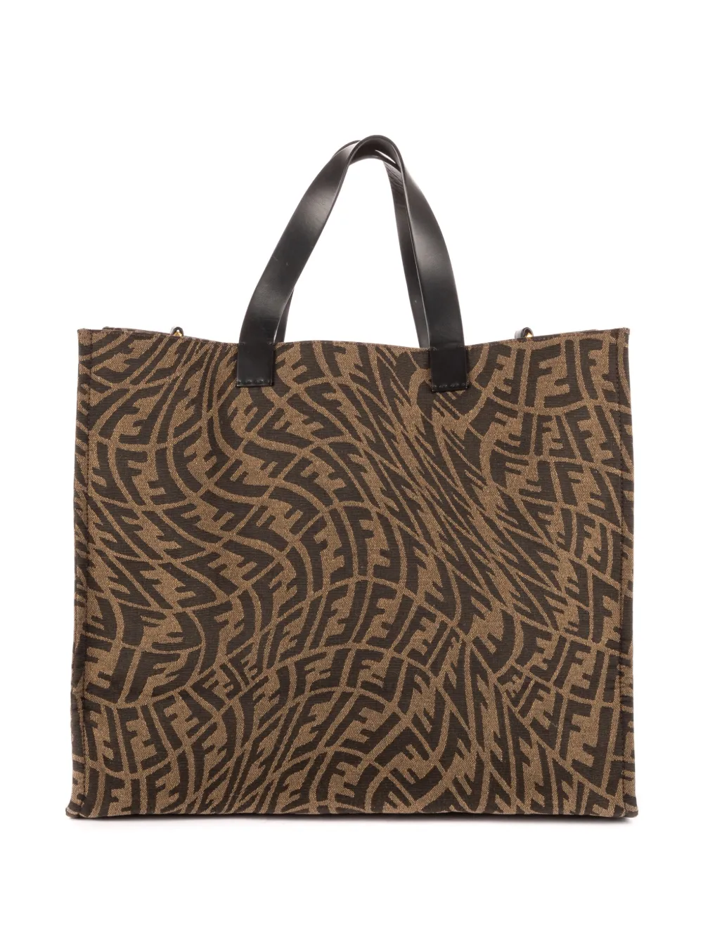 Fendi Pre-Owned x Sarah Coleman 2000 FF Vertigo handbag - Brown