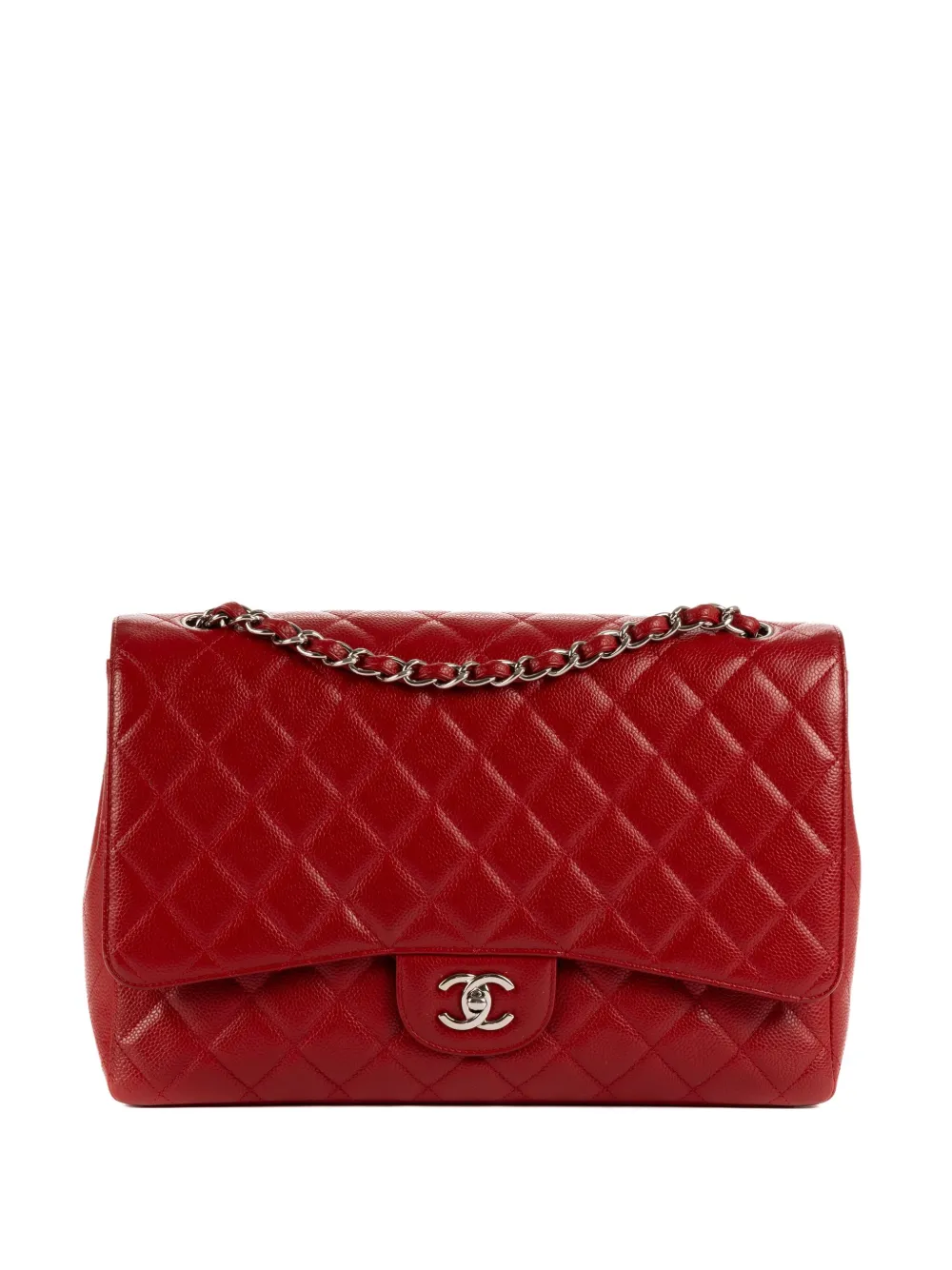 CHANEL Pre-Owned Borsa a spalla Classic Flap trapuntata - Rosso
