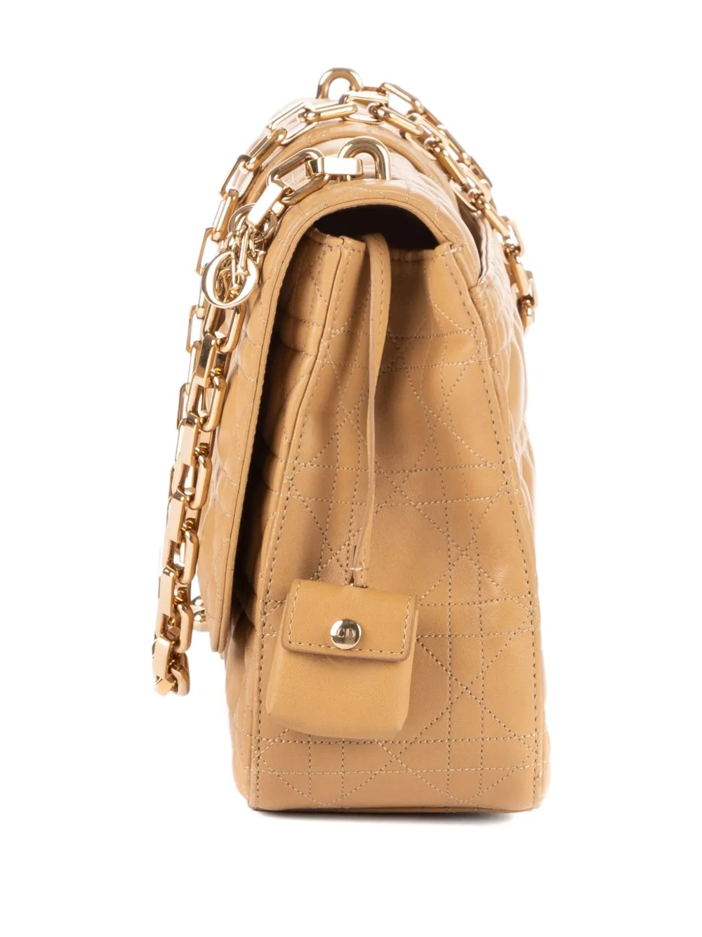 Pre-owned Dior 2010 Miss  Shoulder Bag In Neutral