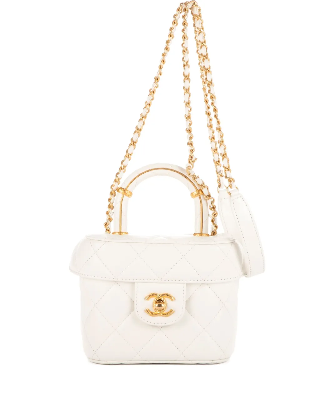 CHANEL Pre-Owned Borsa trapuntata con manico 2000 - Bianco