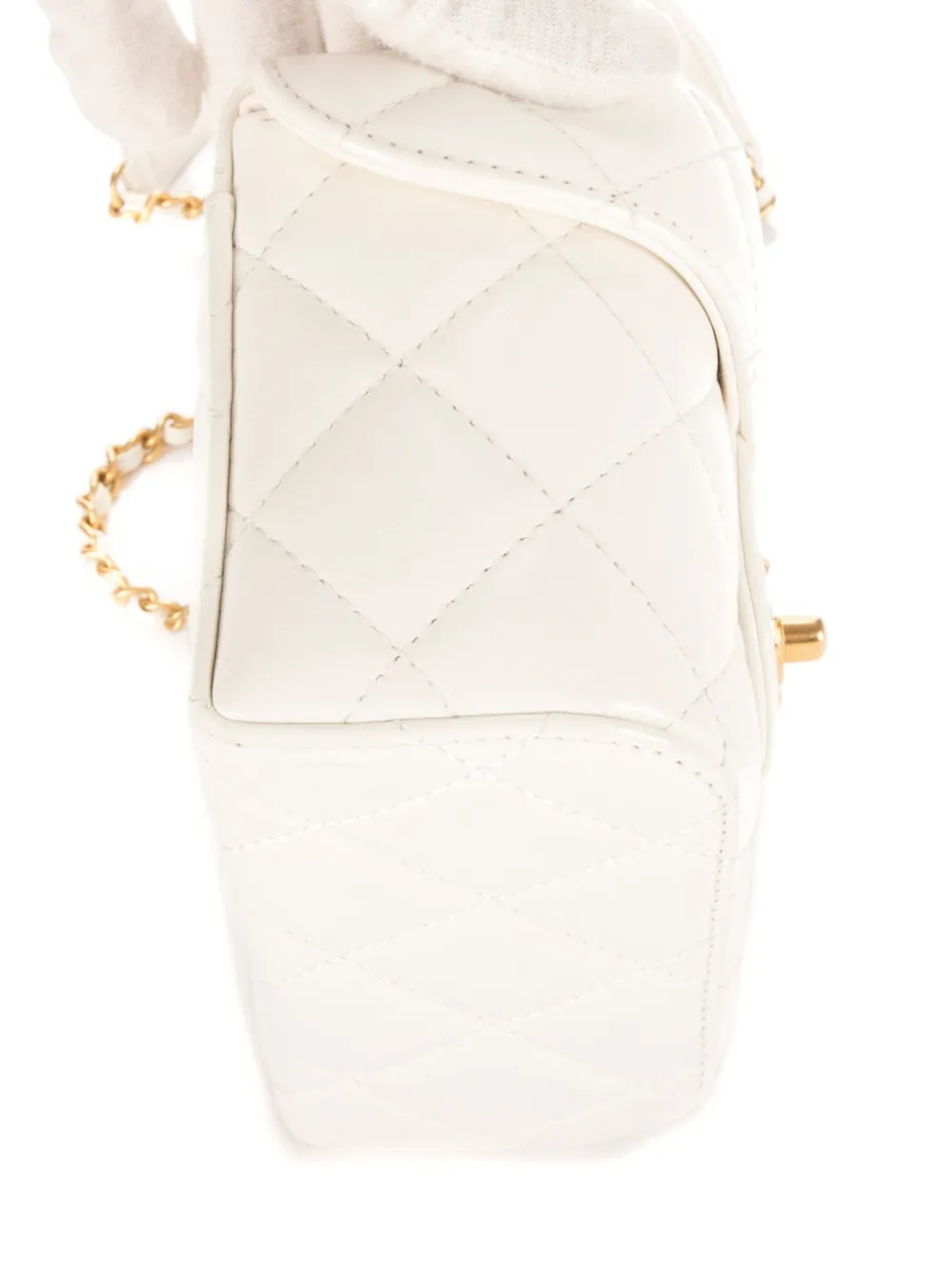 2000s Quilted Top-Handle Bag