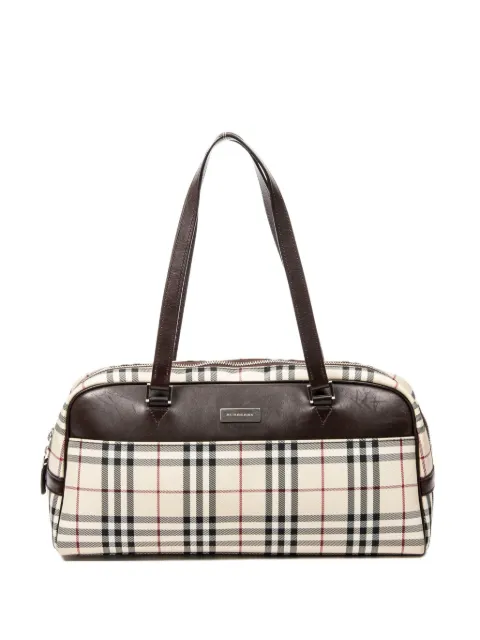 Burberry Pre-Owned 2000s check-pattern top-handle bag