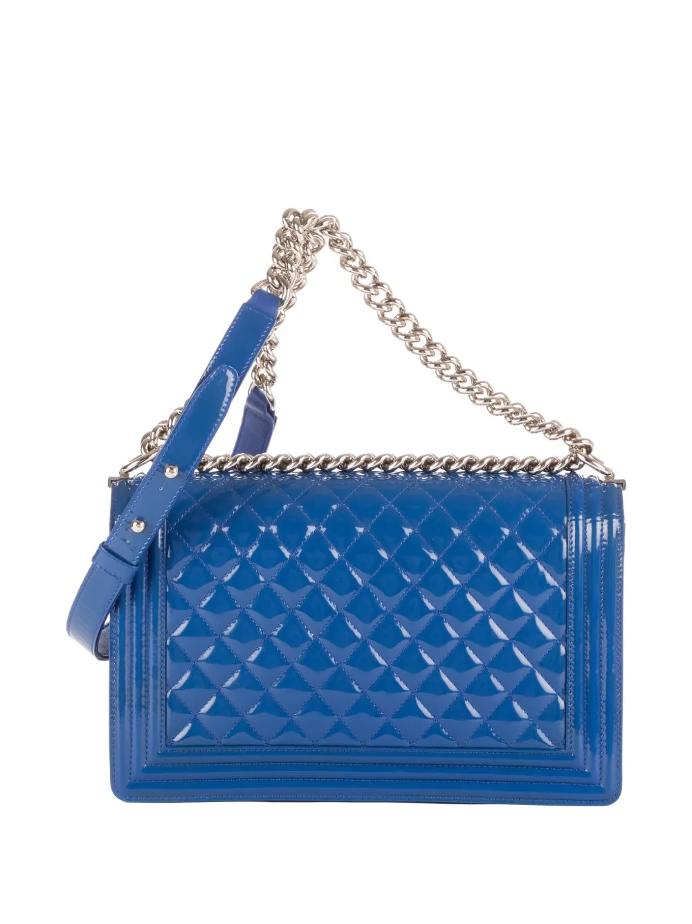  Chanel Pre-owned Large Boy Shoulder Bag - Blue 