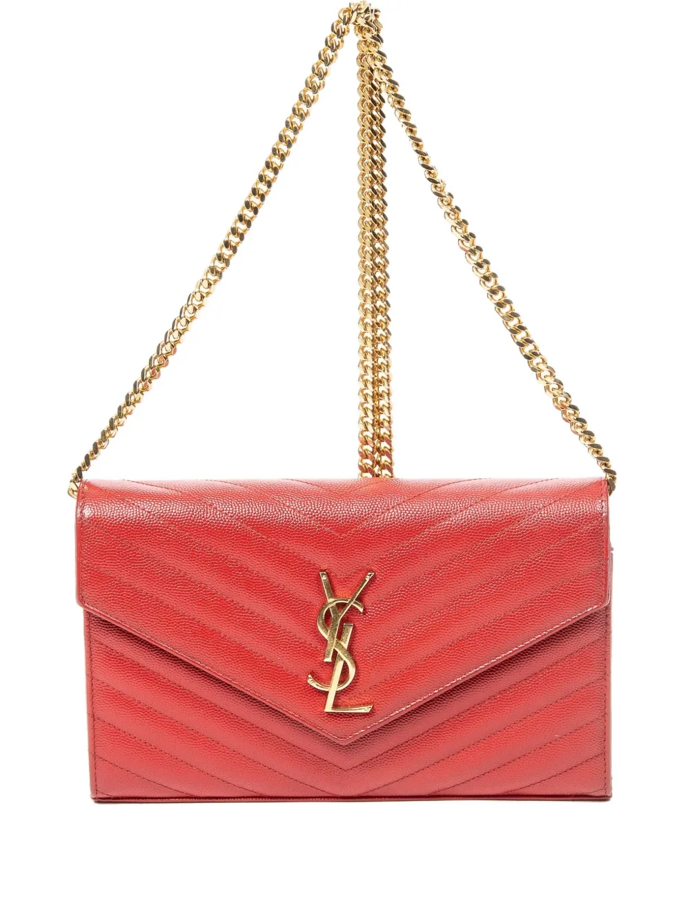 Saint Laurent Pre-Owned Borsa a spalla Envelope 2010 - Rosso