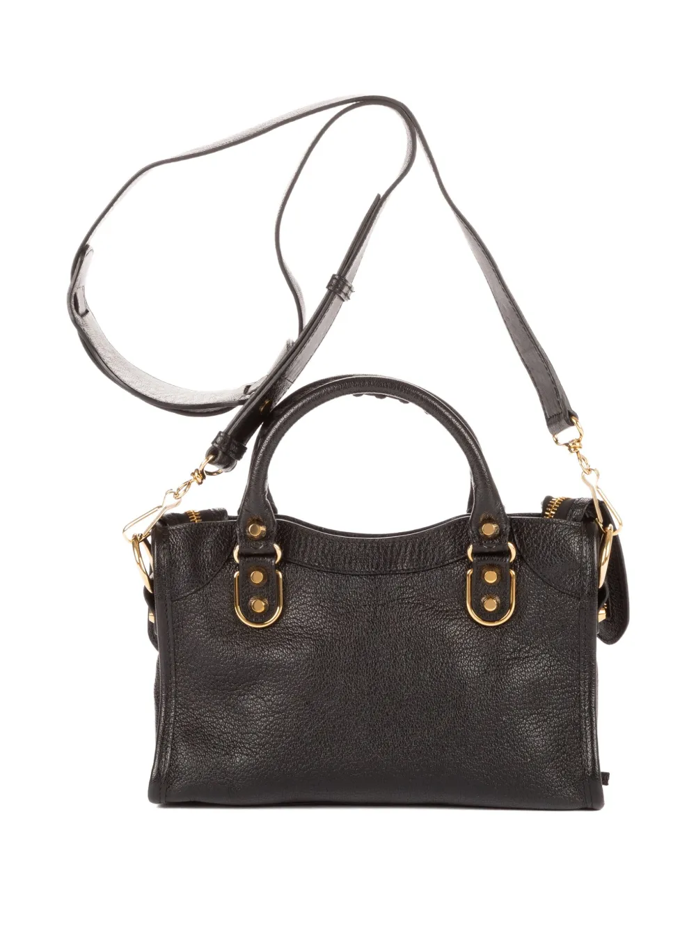  Balenciaga Pre-owned Sac En Cuir à Ornements Métalliques (années 2010) - Noir 