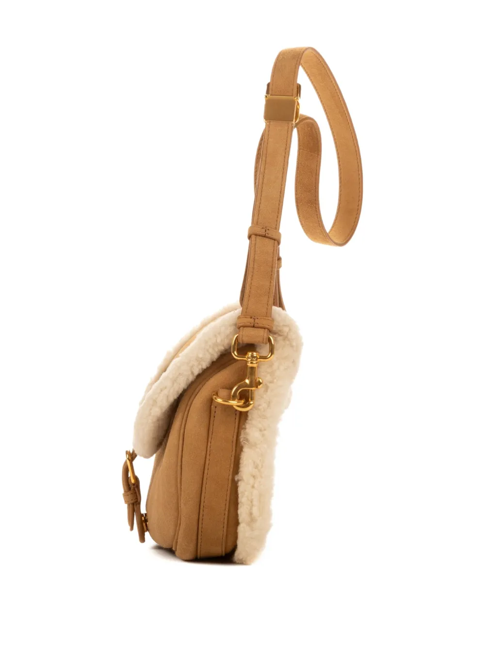Christian Dior Pre-Owned 2000s シアリングトリム ショルダーバッグ