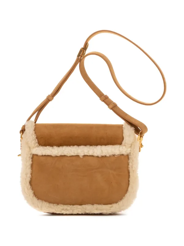Dior シアリング レザー ショルダーバッグ Christian Dior Pre-Owned 2000s シアリングトリム ショルダーバッグ