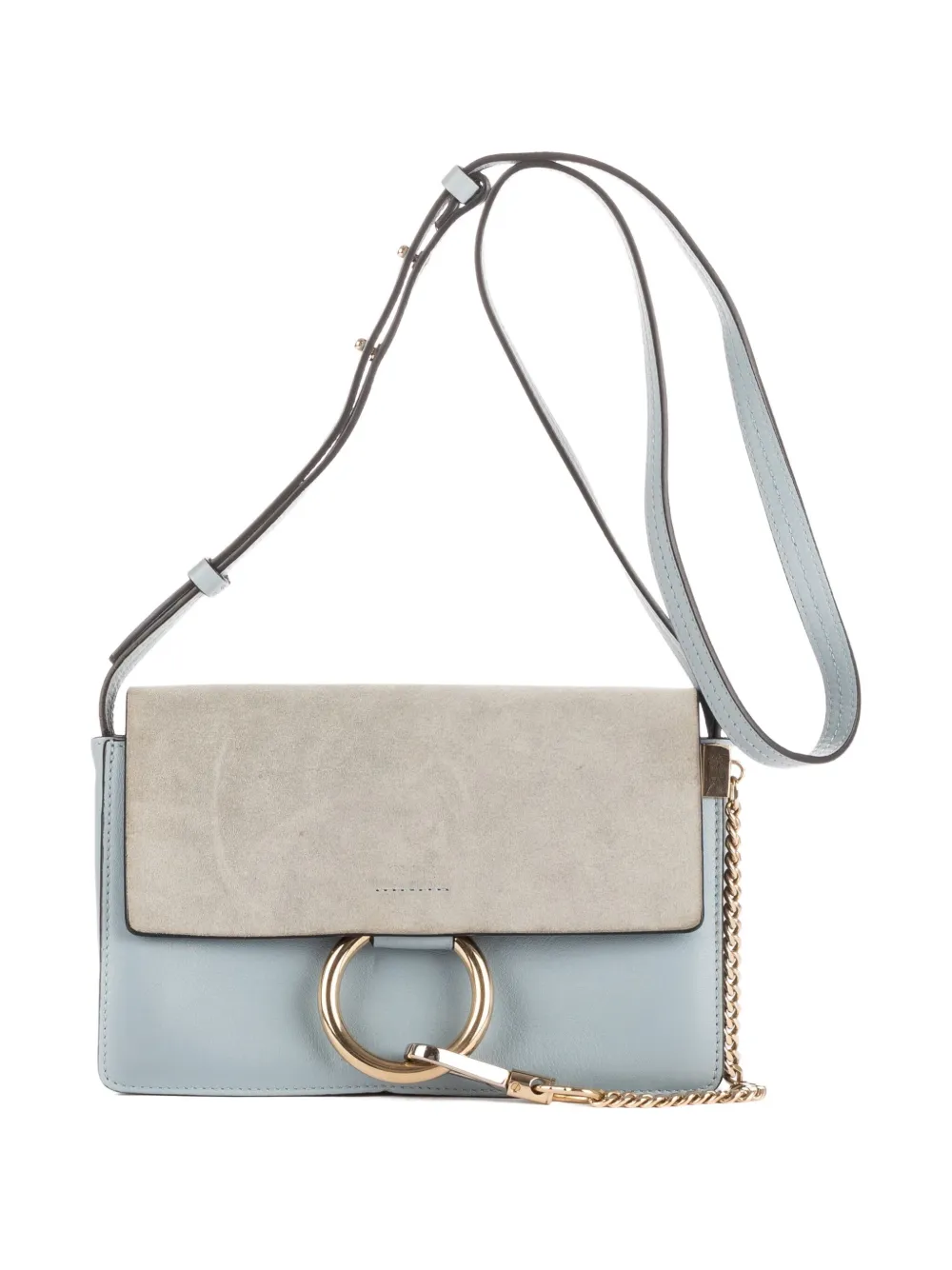 Chloé Pre-Owned sac porté épaule en daim | bleu | Image 1