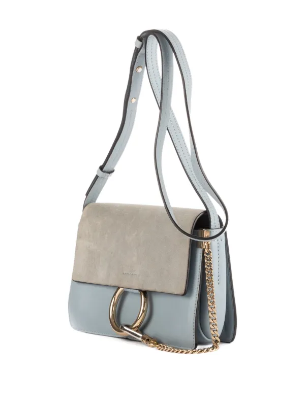 Chloé Pre-Owned スエード ショルダーバッグ | ブルー | FARFETCH JP