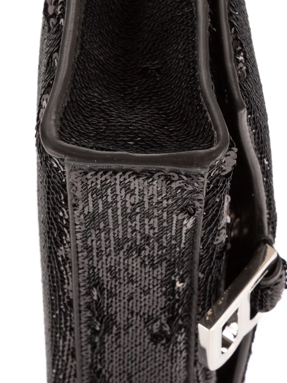 Sequinned Chain Shoulder Bag