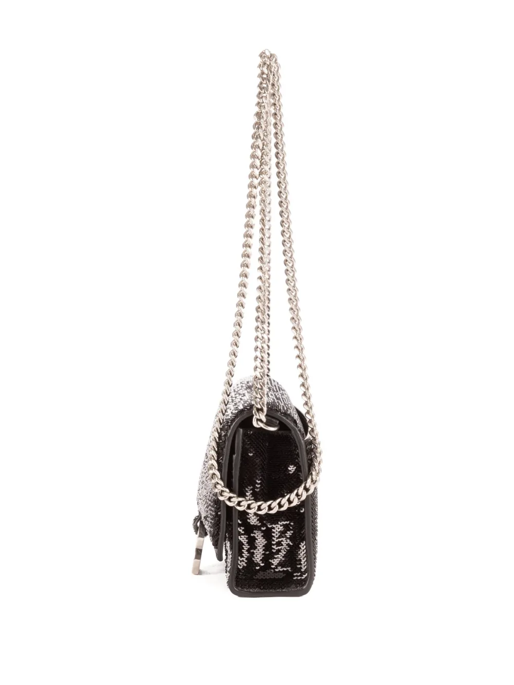 Sequinned Chain Shoulder Bag