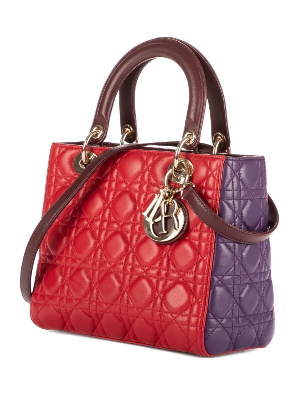 2010s Quilted Two-Tone Shoulder Bag