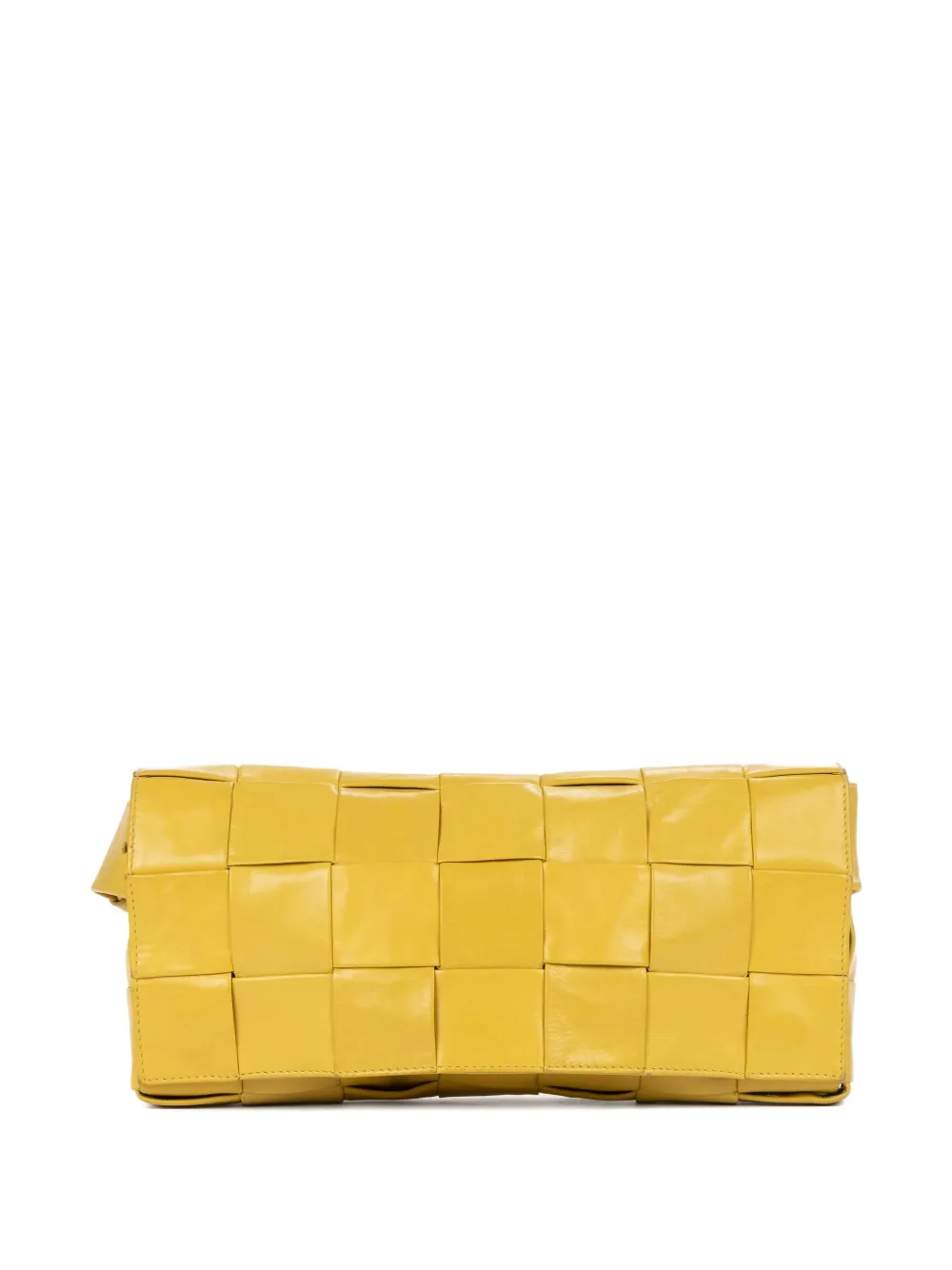 Pre-owned Bottega Veneta Cassette Belt Bag In Yellow