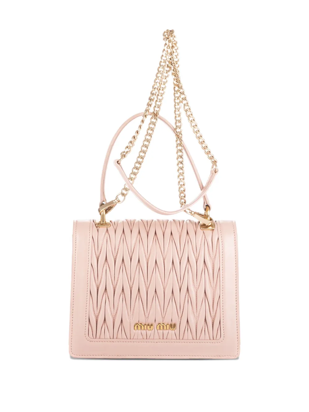 Miu Miu Pre-Owned pleated flap bag | Image 2