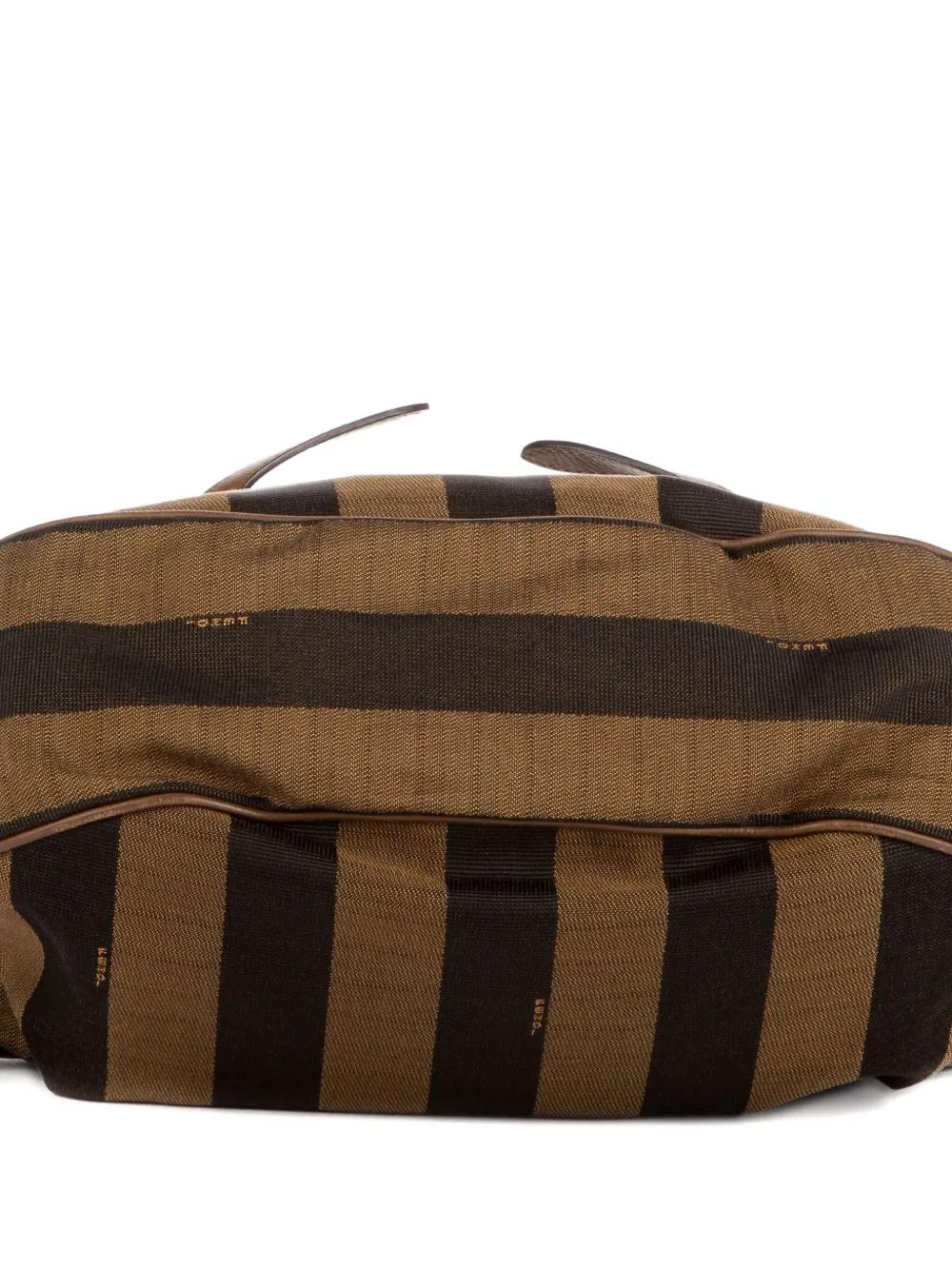 Fendi Pre-Owned Gestreepte schoudertas Bruin