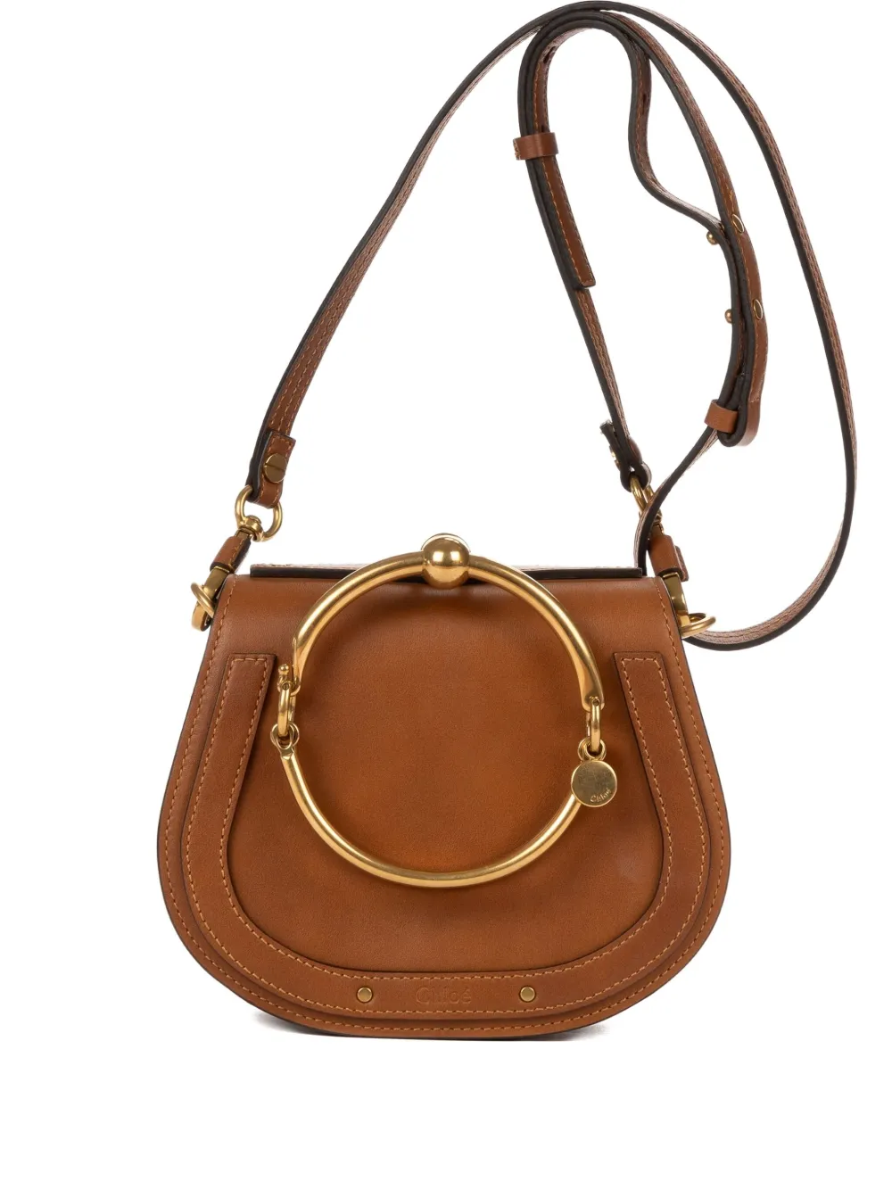 Chloé Pre-Owned Borsa con manico circolare - Marrone