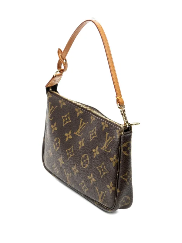 Louis Vuitton Pre-Owned Monogram Shoulder Bag | Brown | FARFETCH