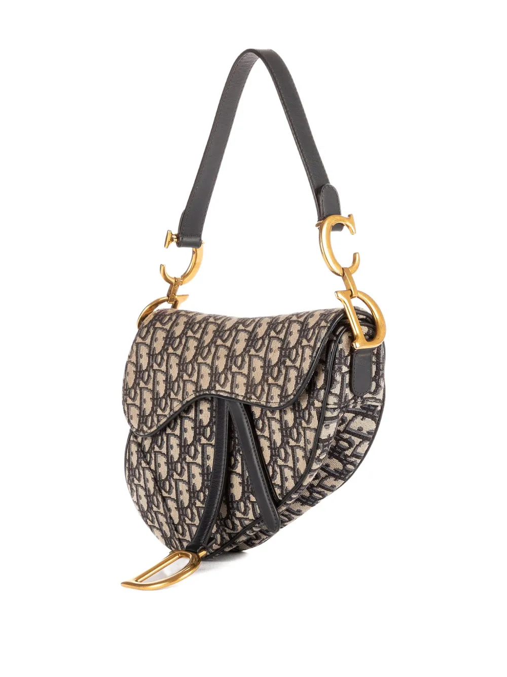 Oblique Saddle Shoulder Bag